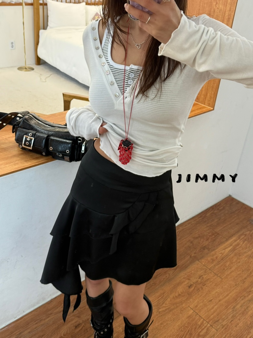 JIMMY韓國代購女裝新款26春夏推薦休閑職業熱賣人氣吊帶背心JIMMY/REMAKE吊帶/背心