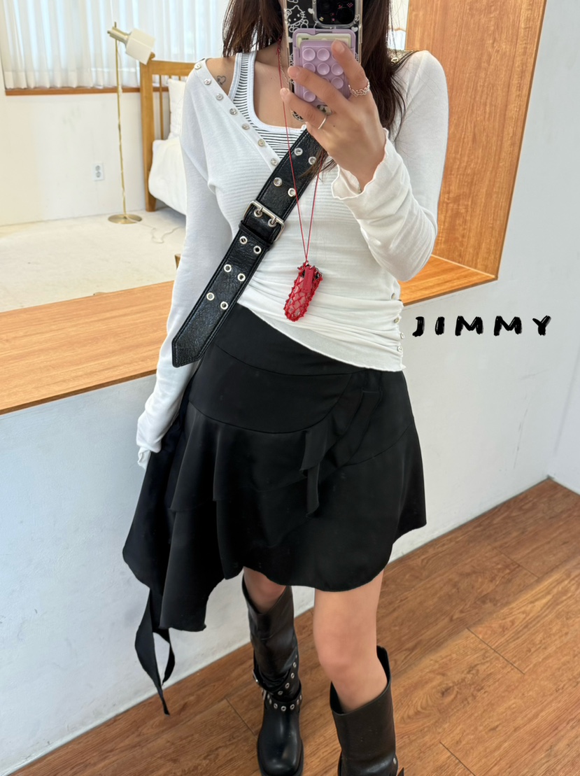 JIMMY韓國代購女裝新款26春夏推薦休閑職業熱賣人氣吊帶背心JIMMY/REMAKE吊帶/背心