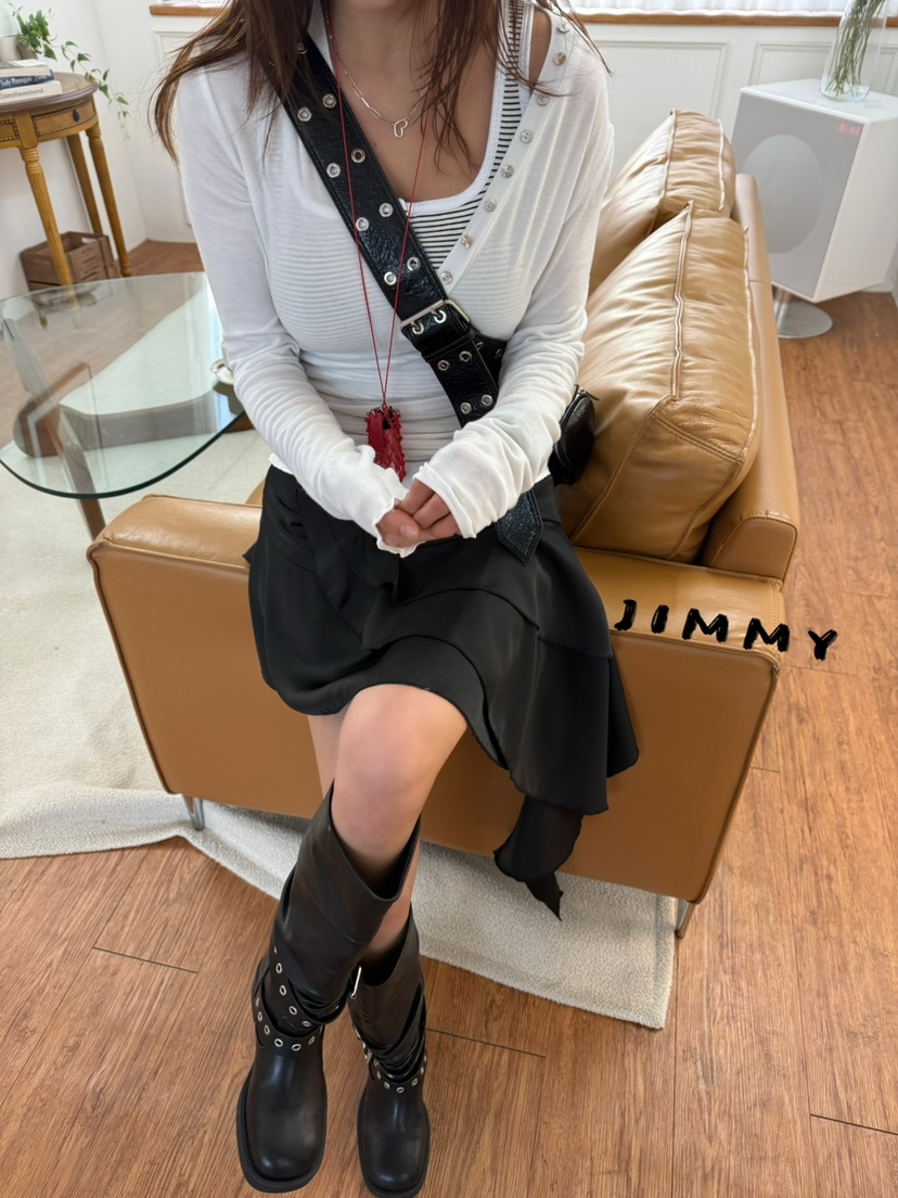 JIMMY韓國代購女裝新款26春夏推薦休閑職業熱賣人氣吊帶背心JIMMY/REMAKE吊帶/背心