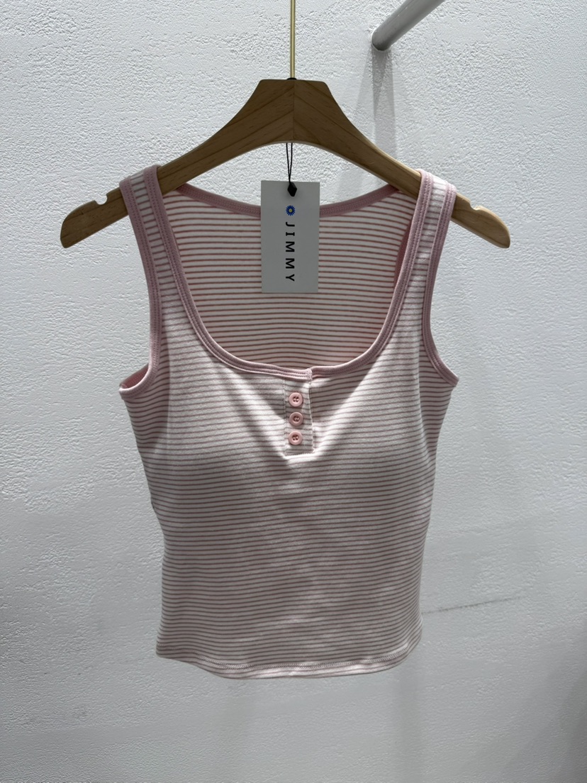 JIMMY韓國代購女裝新款26春夏推薦休閑職業熱賣人氣吊帶背心JIMMY/REMAKE吊帶/背心圖色1