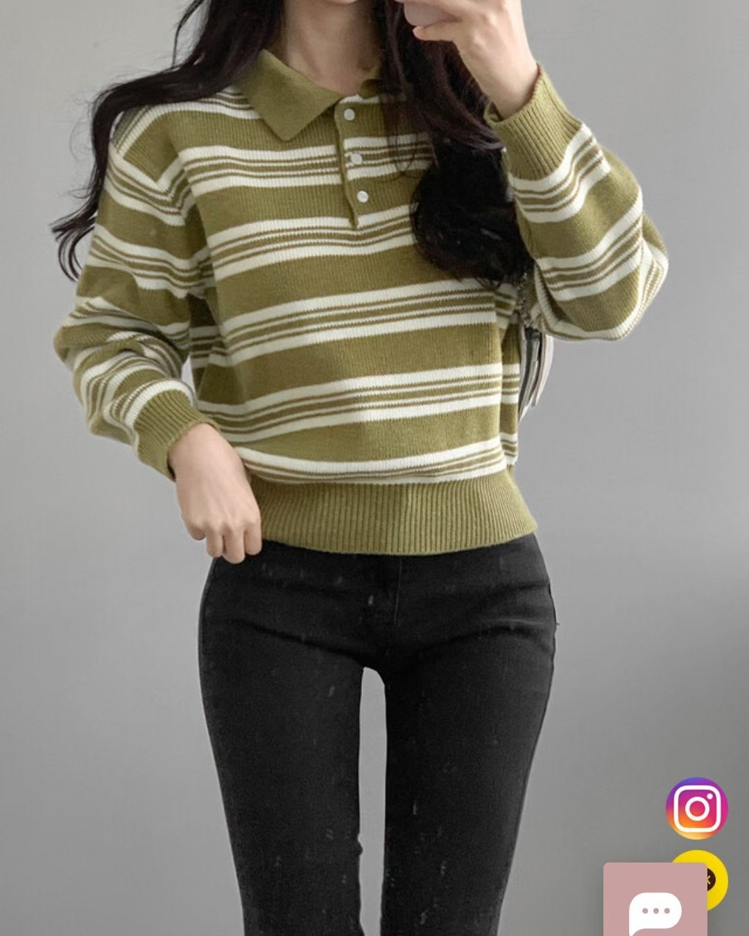 LOOK東大門代購女裝新品休閑職業熱賣推薦26春夏人氣針織衫LOOK針織衫圖色1