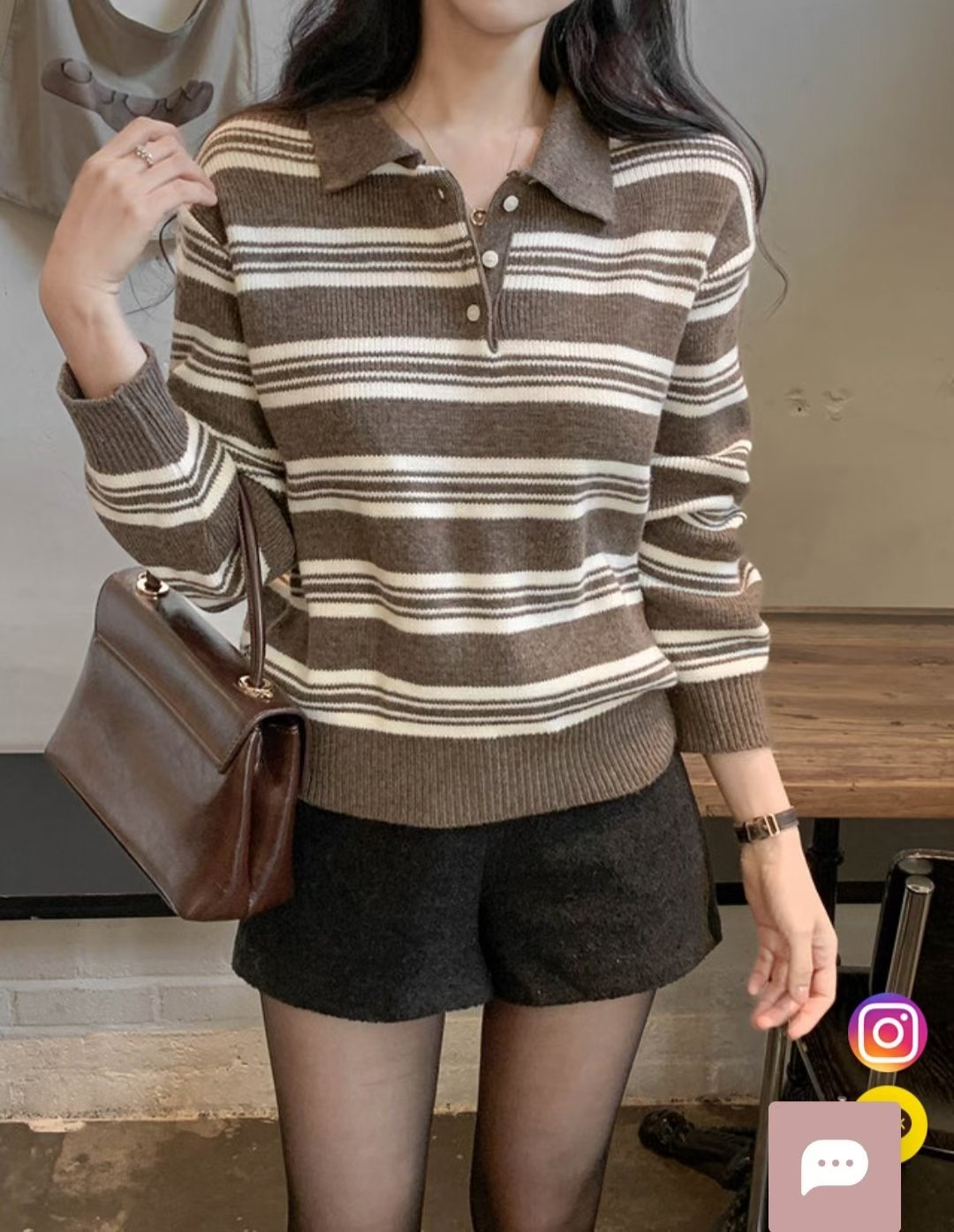 LOOK東大門代購女裝新品休閑職業熱賣推薦26春夏人氣針織衫LOOK針織衫圖色2