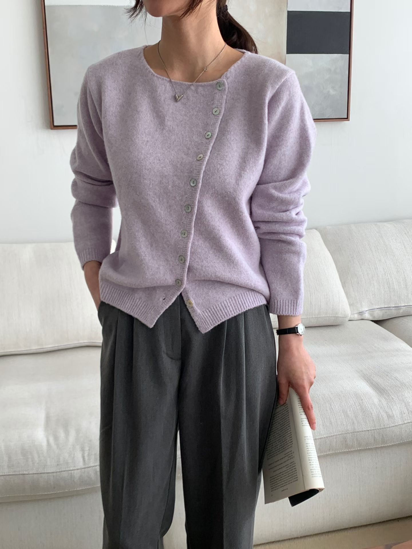 LOOK東大門代購女士新款真品熱賣26春夏職業推薦休閑針織衫LOOK針織衫