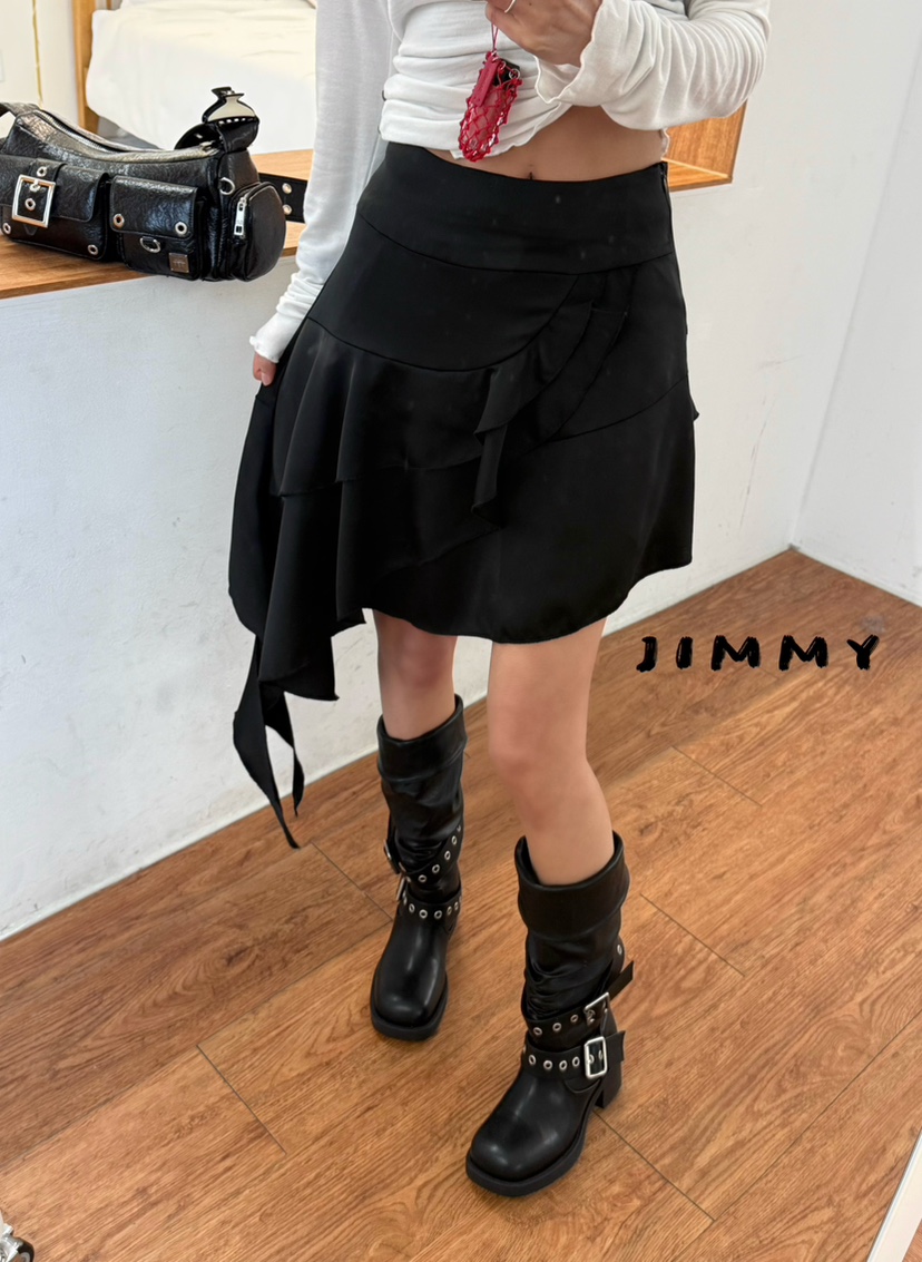 JIMMY東大門實拍女士新品時尚真品職業人氣熱賣推薦26春夏短裙JIMMY/REMAKE短裙