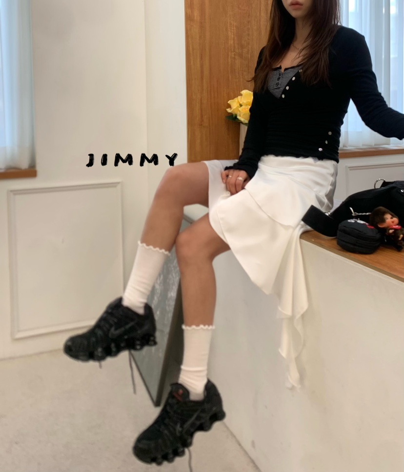JIMMY東大門實拍女士新品時尚真品職業人氣熱賣推薦26春夏短裙JIMMY/REMAKE短裙