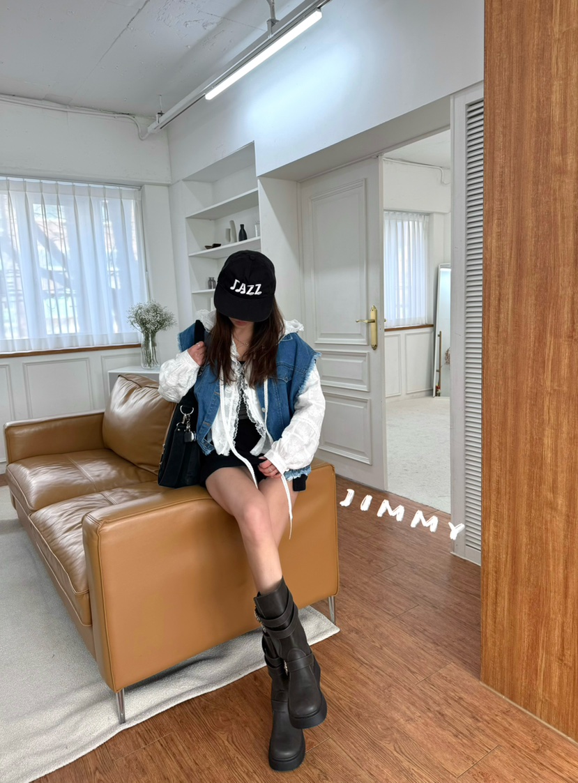 JIMMY韓國直郵女裝新品人氣職業熱賣真品推薦26春夏襯衫蕾絲衫JIMMY/REMAKE襯衫/蕾絲衫