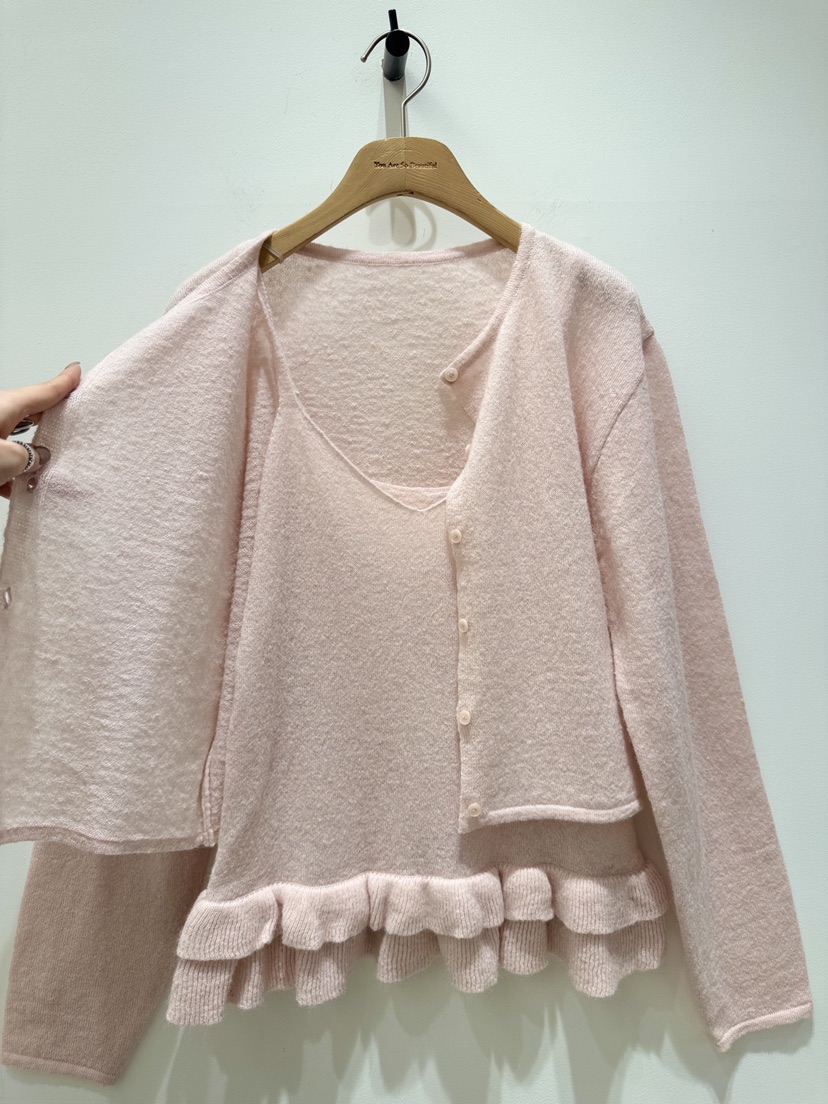 MELTED-P東大門直郵女裝新款推薦時尚人氣職業套裝荷葉邊MELTED-P套裝