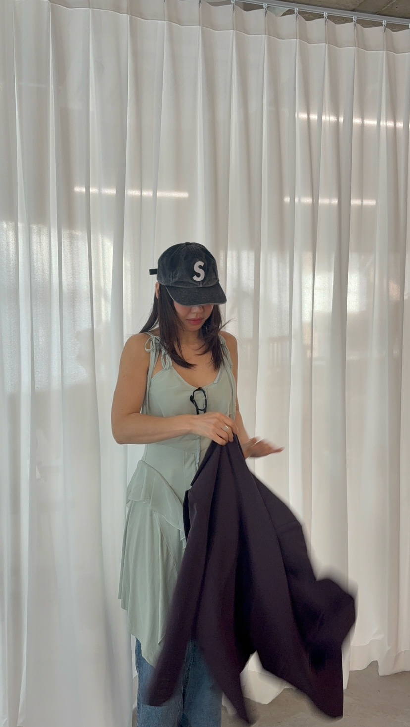 PLATFORM-L東大門實拍女裝新品人氣連衣裙不含飾品不對稱荷葉邊PLATFORM連衣裙