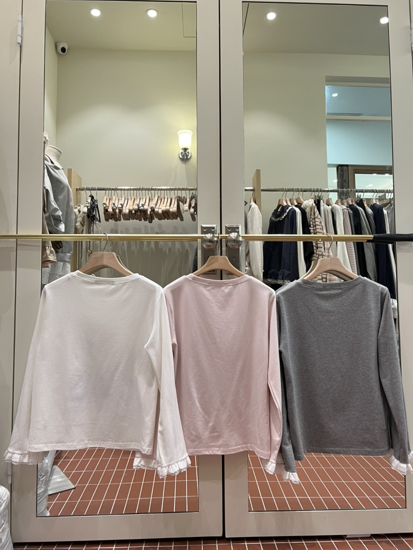 BE&amp;BE韓國直郵女裝新品休閑熱賣推薦真品26春夏長袖T恤BE&be長袖T恤