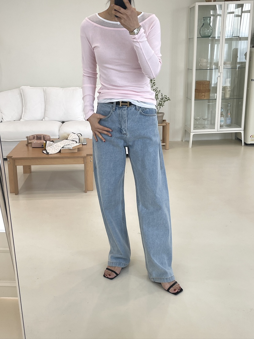 EDITION-P東大門實拍女士新款真品26春夏職業時尚長袖T恤EDITION/CHAHEE長袖T恤