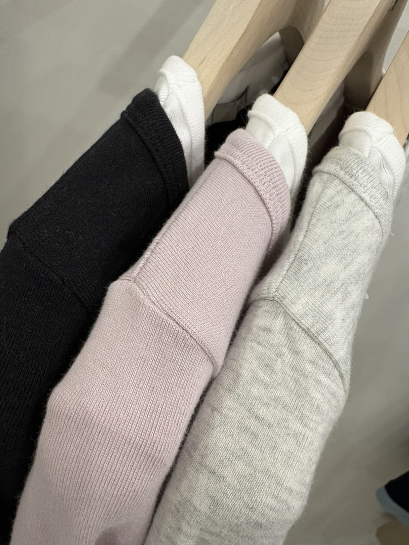 LAI東大門代購女裝新款推薦休閑時尚26春夏長袖T恤假兩件紐扣Lai長袖T恤