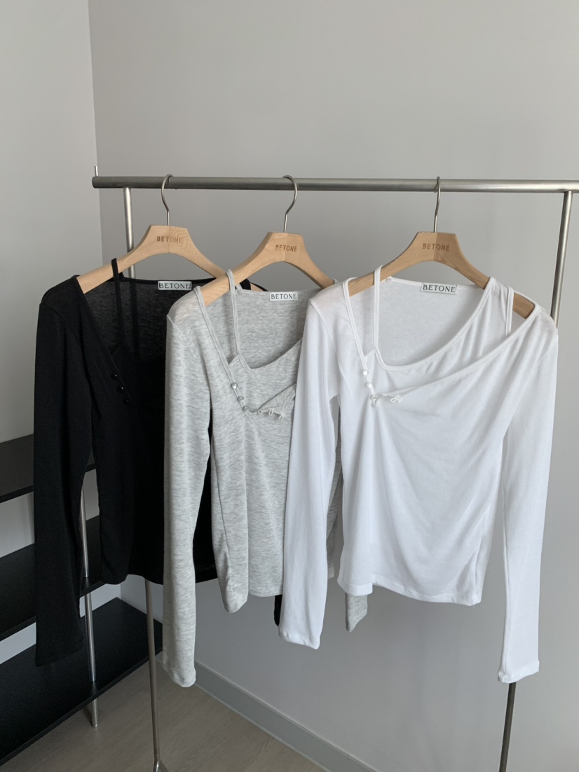 BETONE東大門代購女裝新品真品休閑推薦人氣26春夏長袖T恤BETONE長袖T恤