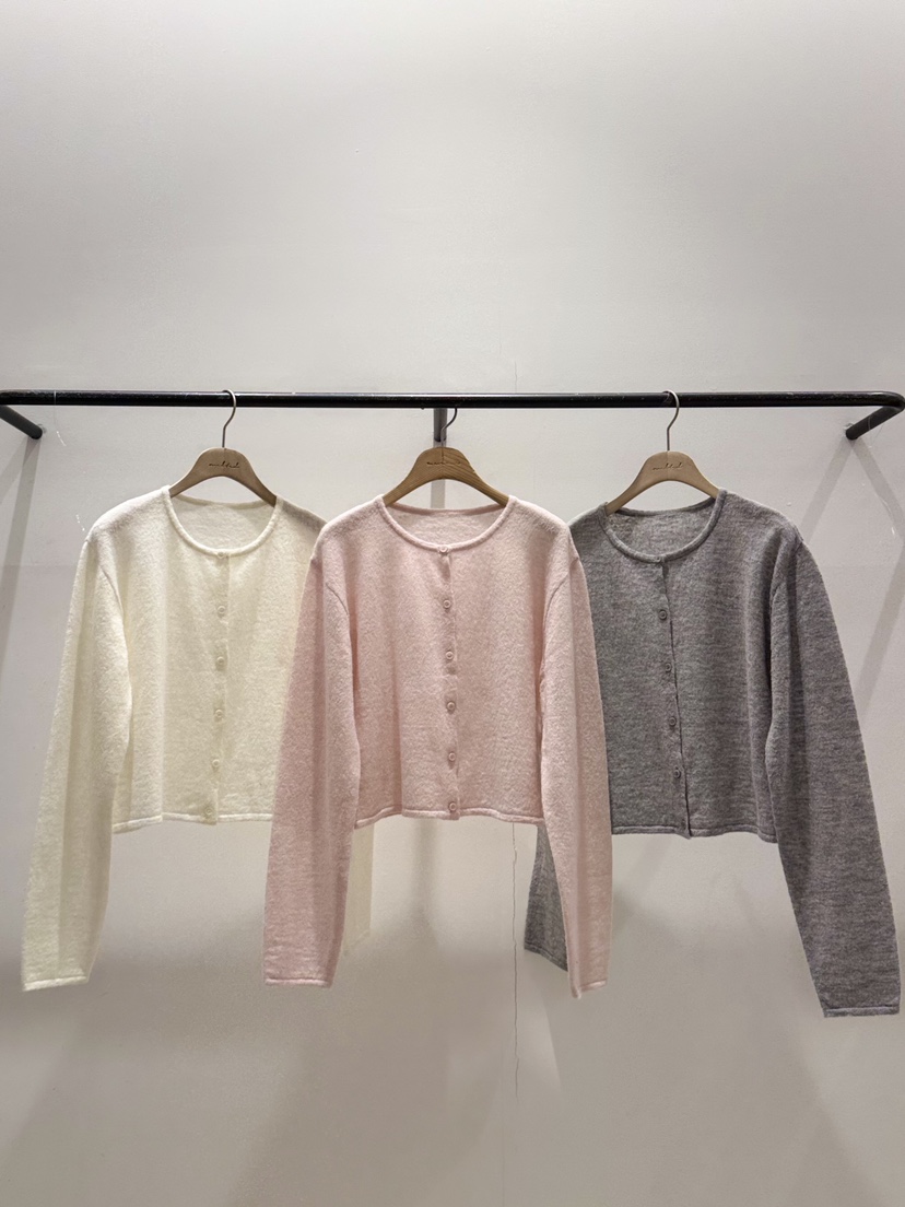 MELTED-P韓國代購女裝新品26春夏職業時尚人氣針織衫開衫MELTED-P針織衫