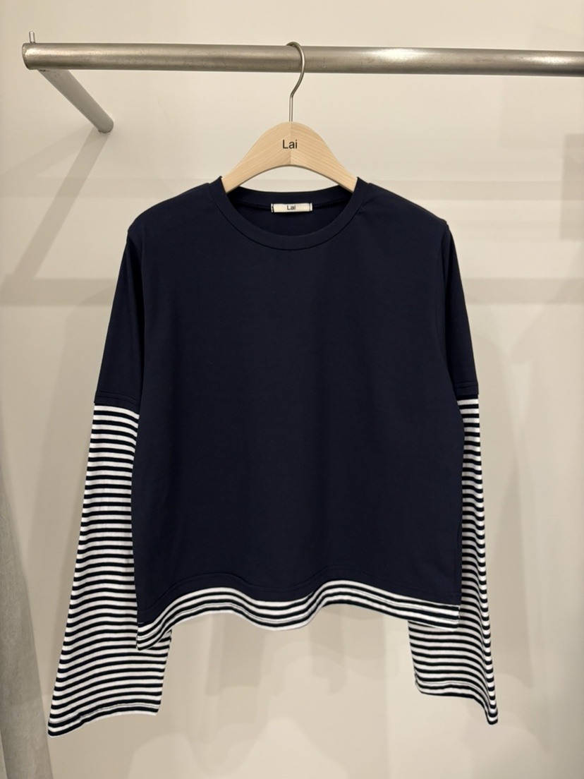 LAI東大門實拍女裝新品休閑人氣時尚真品職業推薦長袖T恤Lai長袖T恤圖色3