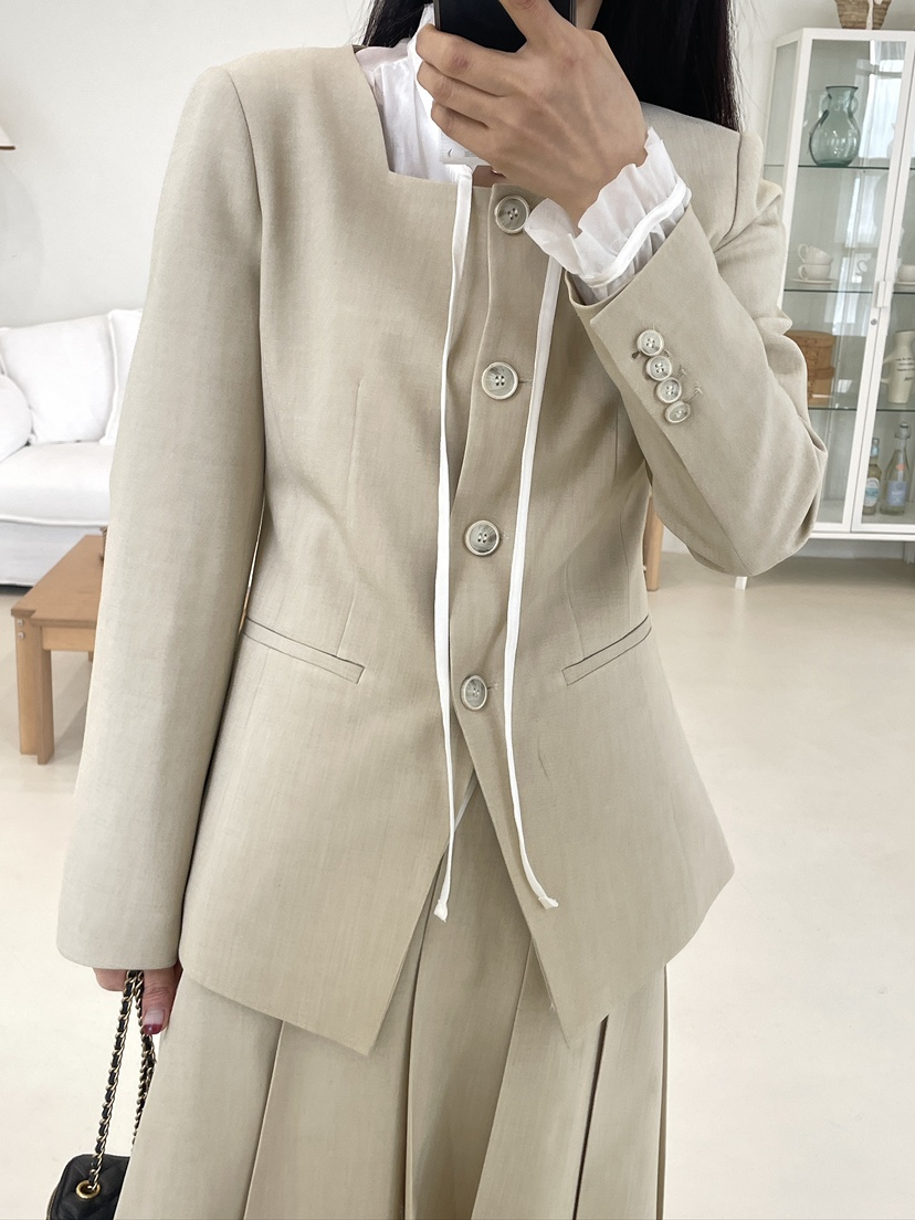 EDITION-P韓國代購女士新款熱賣時尚真品推薦人氣職業夾克EDITION/CHAHEE夾克