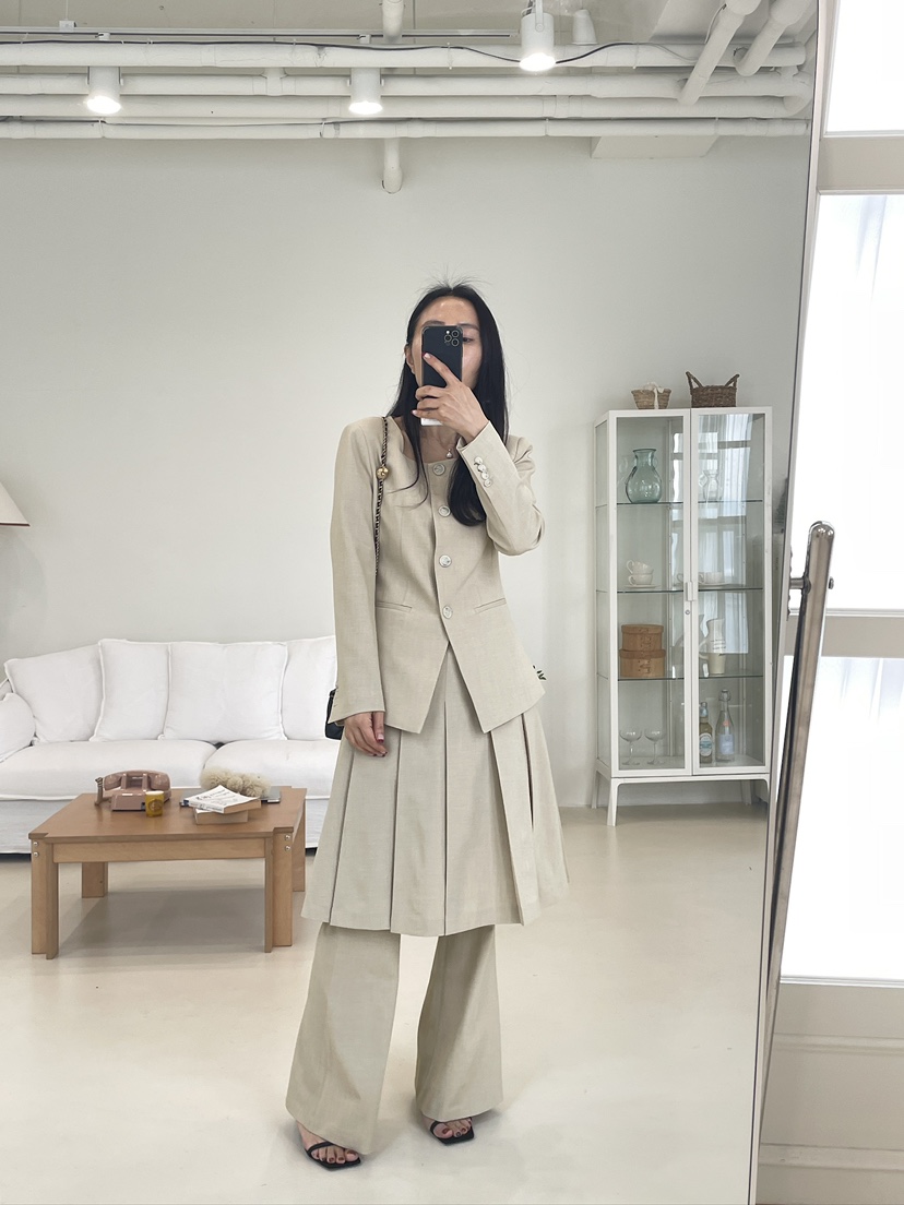 EDITION-P韓國代購女士新款熱賣時尚真品推薦人氣職業夾克EDITION/CHAHEE夾克