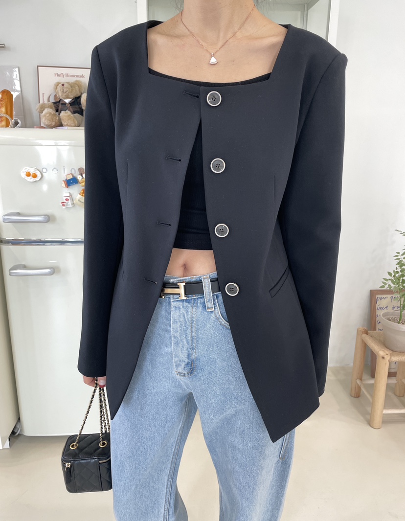 EDITION-P韓國代購女士新款熱賣時尚真品推薦人氣職業夾克EDITION/CHAHEE夾克