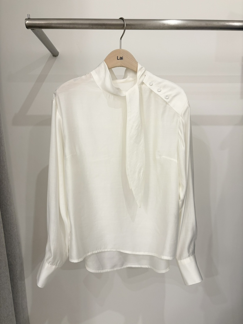 LAI東大門代購女士新品人氣推薦職業26春夏熱賣襯衫蕾絲衫Lai襯衫/蕾絲衫圖色1