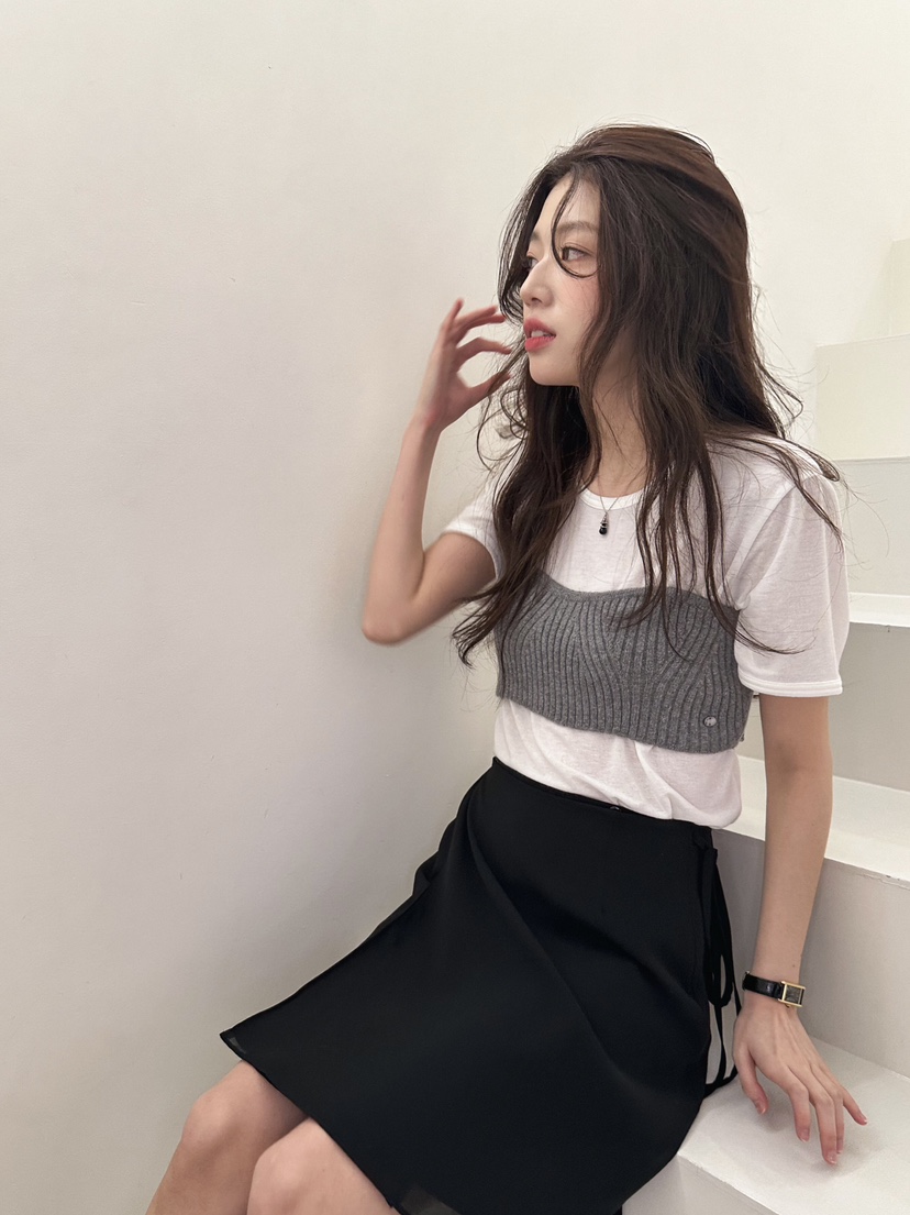 ERUME韓國代購女士新款時尚休閑26春夏職業真品熱賣吊帶背心ERUME吊帶/背心