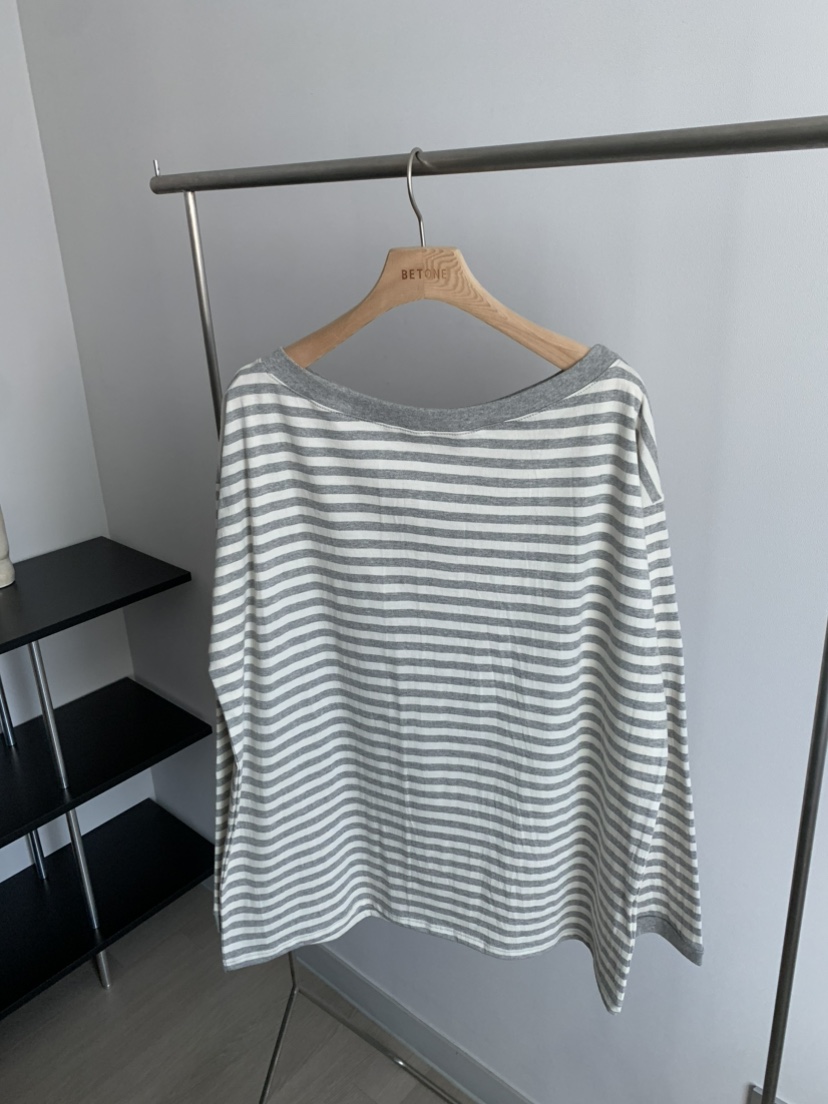 BETONE韓國代購女士新款人氣休閑職業26春夏熱賣時尚長袖T恤BETONE長袖T恤圖色1