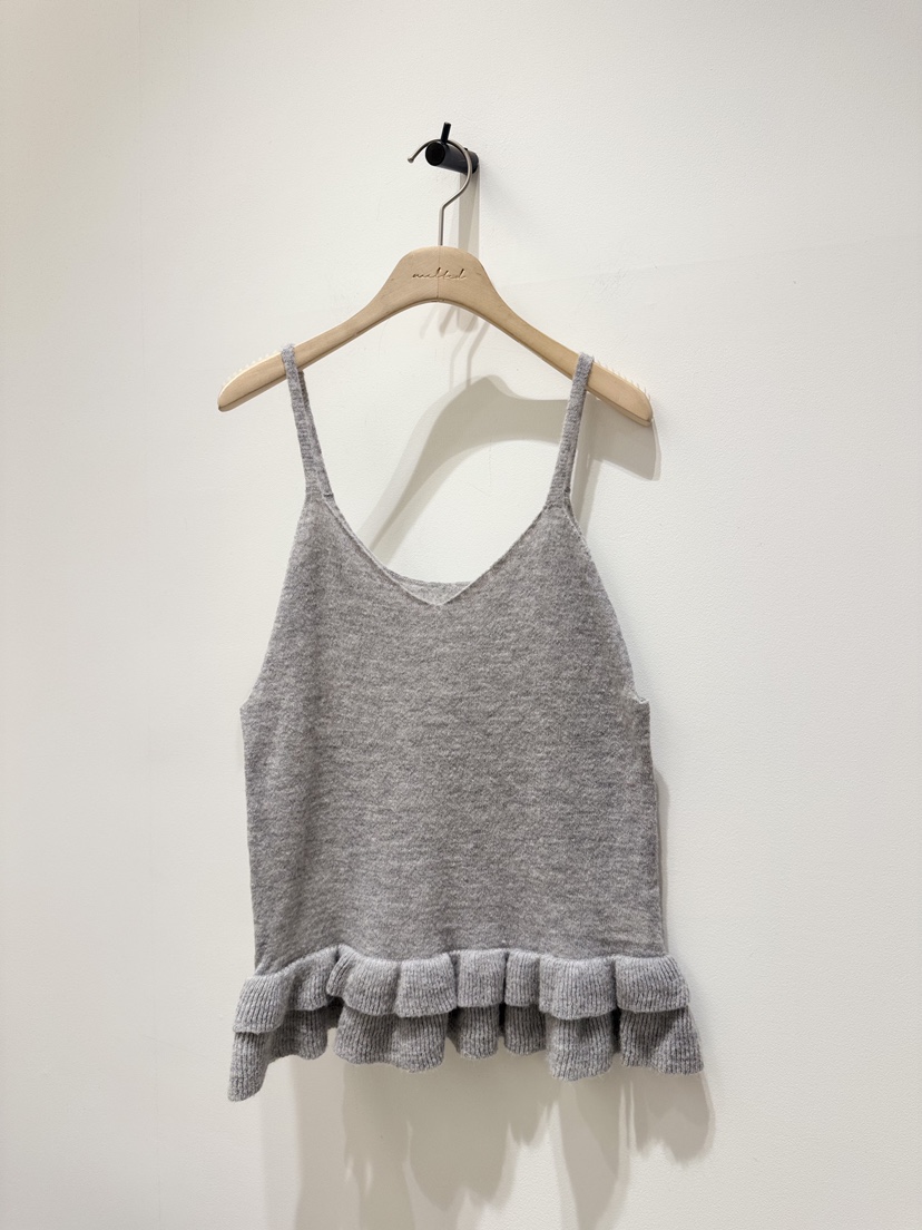 MELTED-P韓國直郵女士新品人氣職業26春夏吊帶背心荷葉邊MELTED-P吊帶/背心圖色2