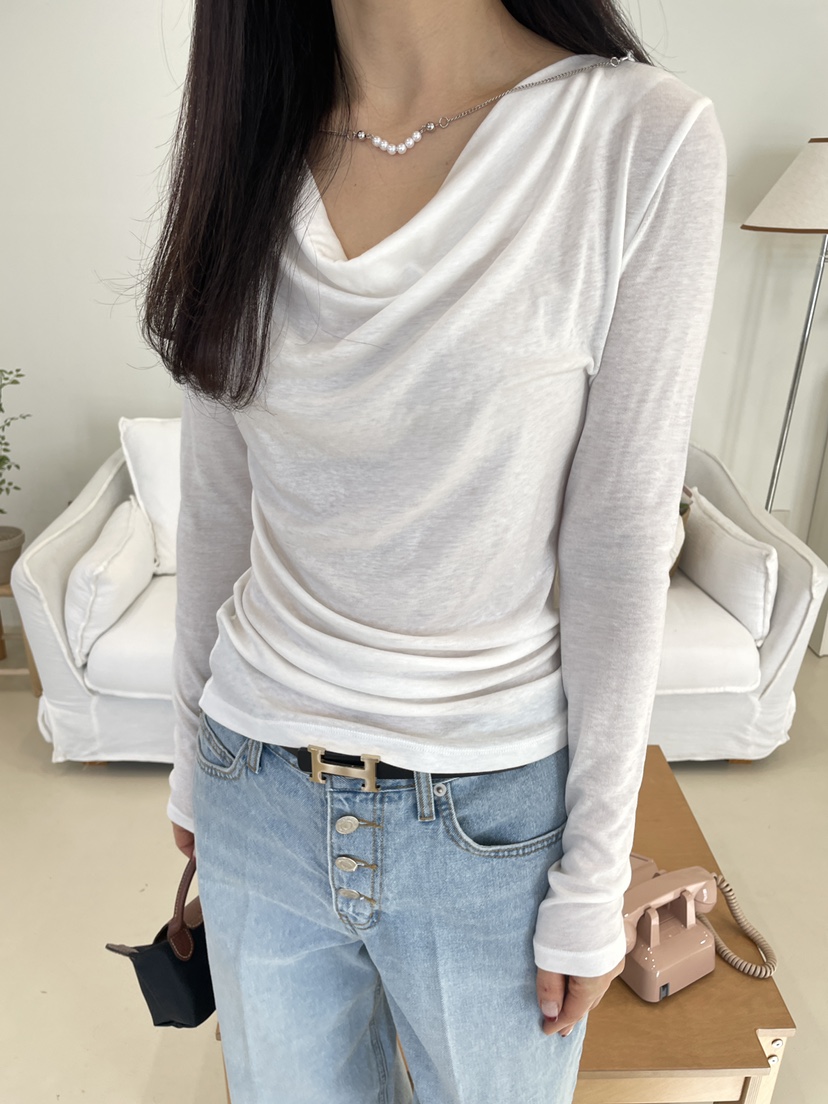 EDITION-P韓國直郵女裝新款熱賣人氣推薦真品職業長袖T恤EDITION/CHAHEE長袖T恤