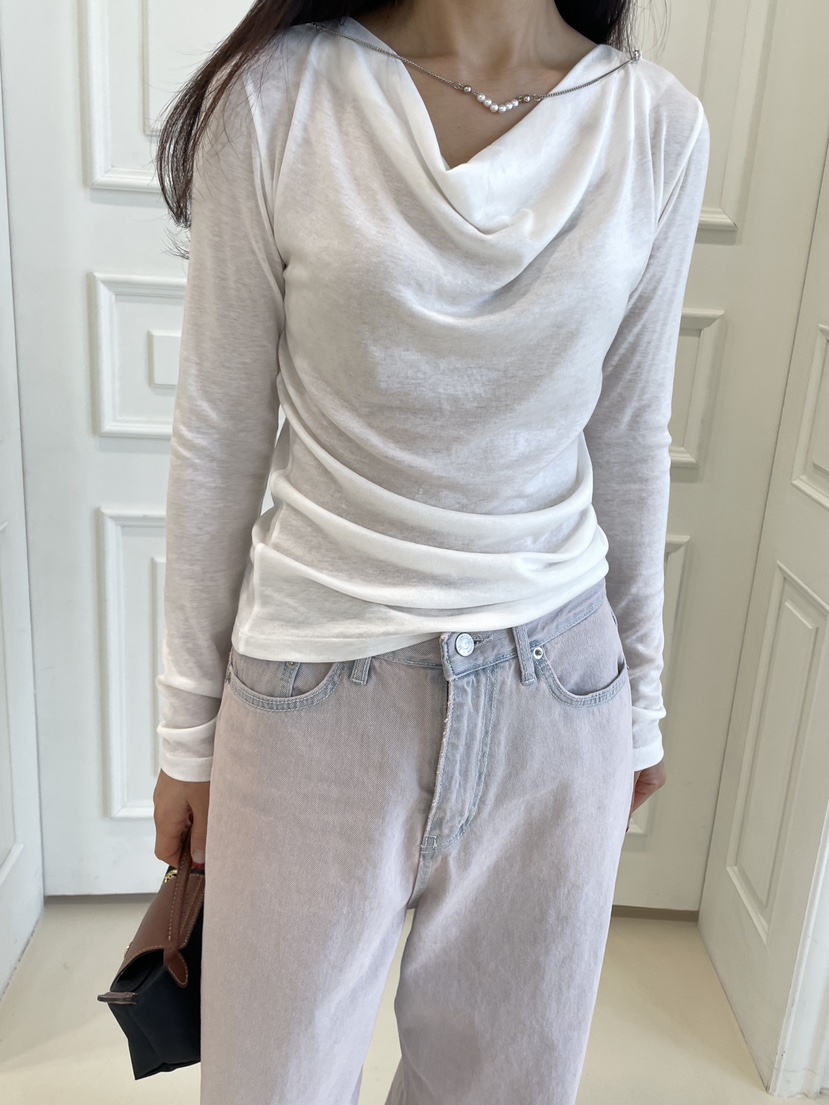 EDITION-P韓國直郵女裝新款熱賣人氣推薦真品職業長袖T恤EDITION/CHAHEE長袖T恤