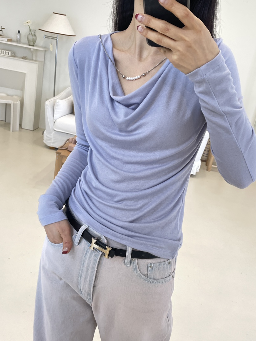 EDITION-P韓國直郵女裝新款熱賣人氣推薦真品職業長袖T恤EDITION/CHAHEE長袖T恤