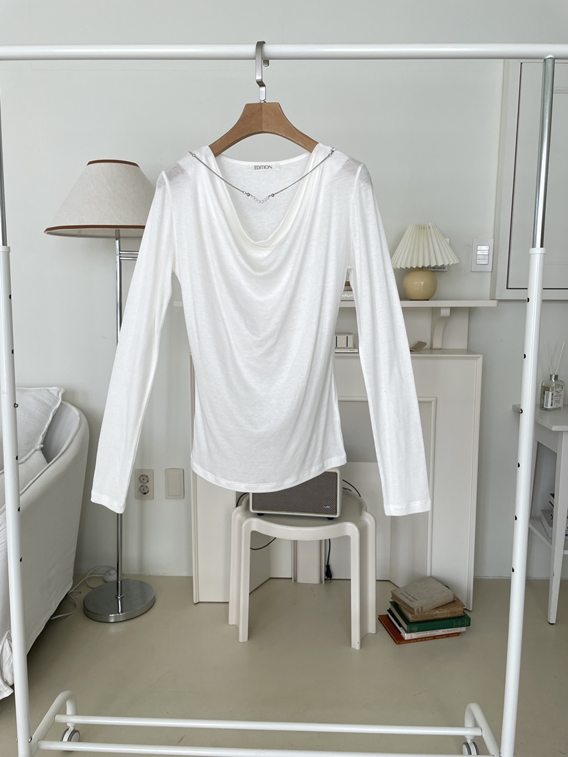 EDITION-P韓國直郵女裝新款熱賣人氣推薦真品職業長袖T恤EDITION/CHAHEE長袖T恤圖色1