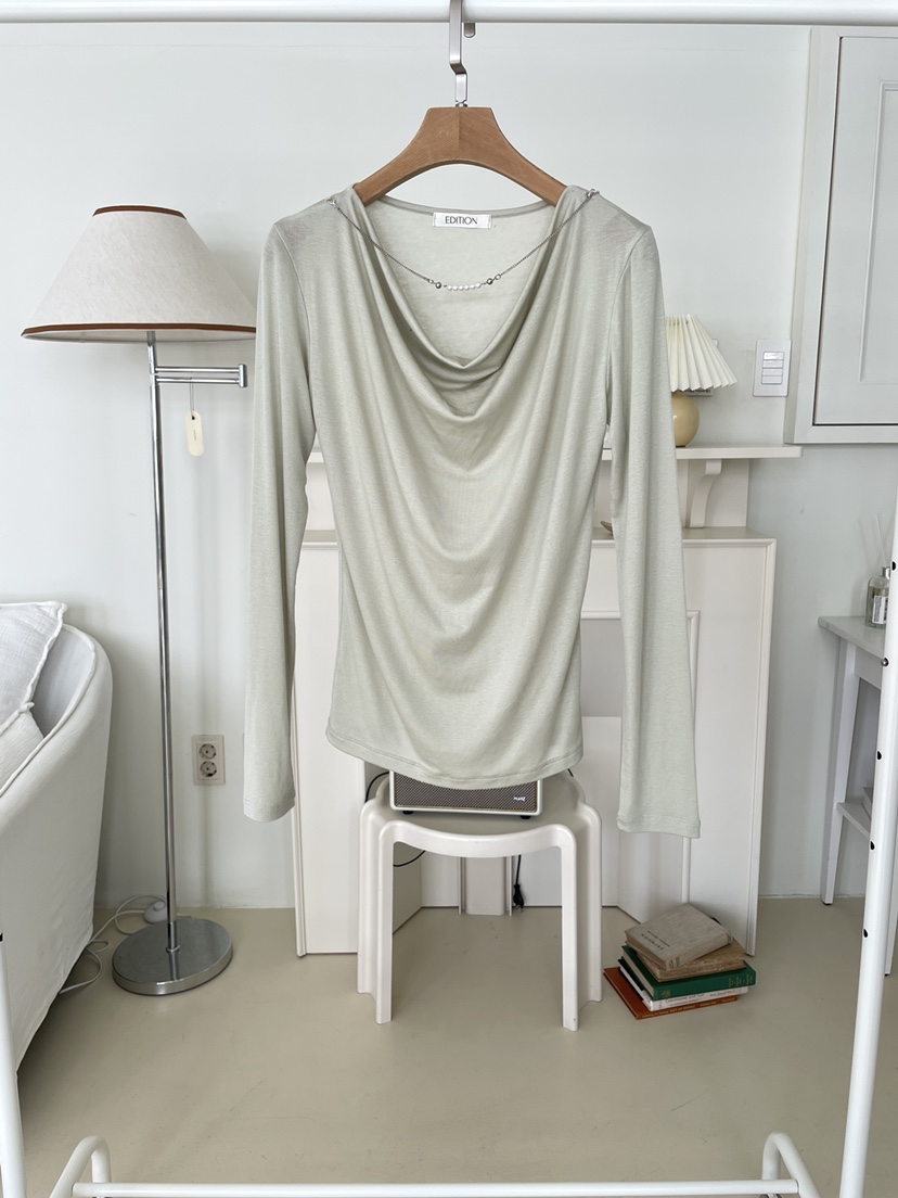 EDITION-P韓國直郵女裝新款熱賣人氣推薦真品職業長袖T恤EDITION/CHAHEE長袖T恤圖色3