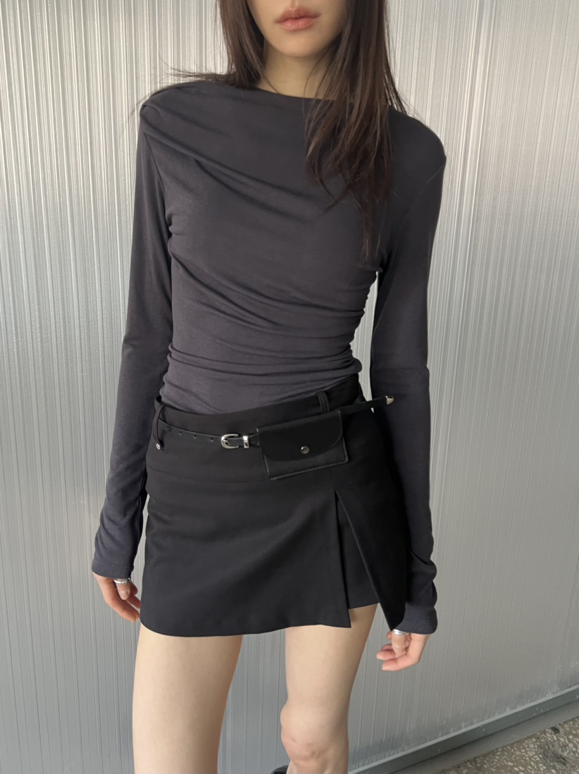 NOVUS東大門實拍女裝新品26春夏休閑職業熱賣人氣長袖T恤NOVUS長袖T恤