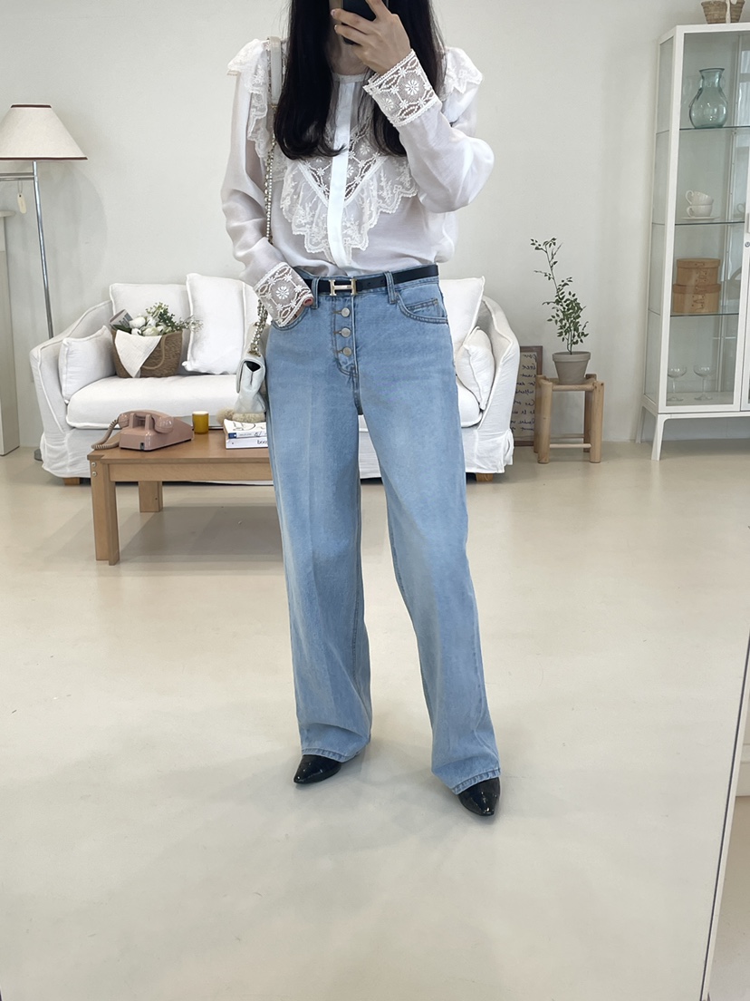 EDITION-P韓國代購女士新款時尚熱賣職業人氣襯衫蕾絲衫EDITION/CHAHEE襯衫/蕾絲衫