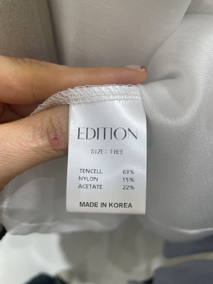 EDITION-P韓國代購女士新款時尚熱賣職業人氣襯衫蕾絲衫EDITION/CHAHEE襯衫/蕾絲衫