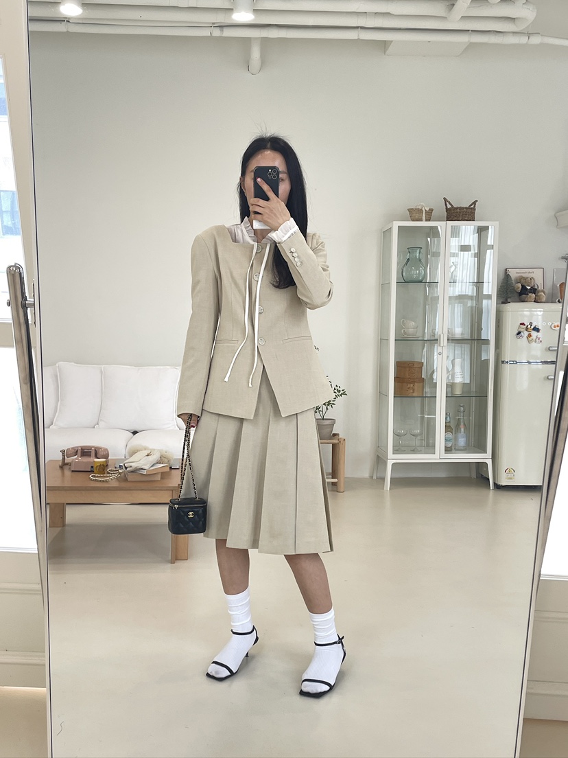 EDITION-P韓國直郵女裝新品真品職業熱賣人氣半身裙中短裙EDITION/CHAHEE半身裙/中短裙