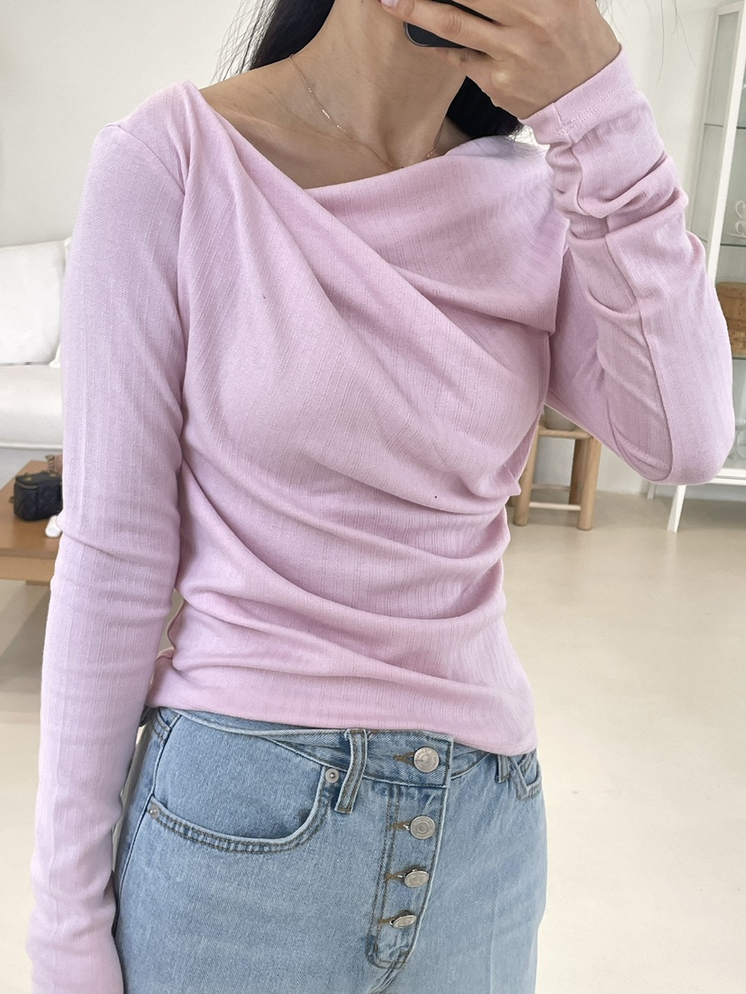 EDITION-P東大門直郵女士新款職業推薦熱賣真品人氣長袖T恤EDITION/CHAHEE長袖T恤