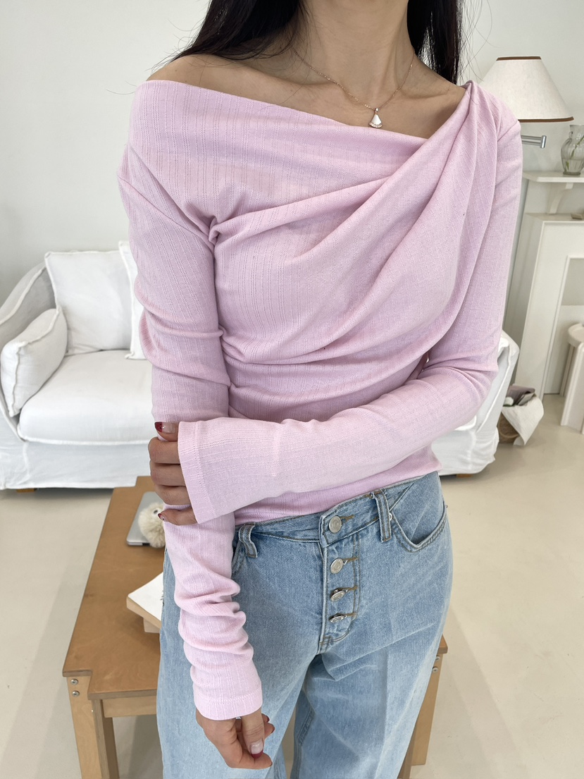 EDITION-P東大門直郵女士新款職業推薦熱賣真品人氣長袖T恤EDITION/CHAHEE長袖T恤