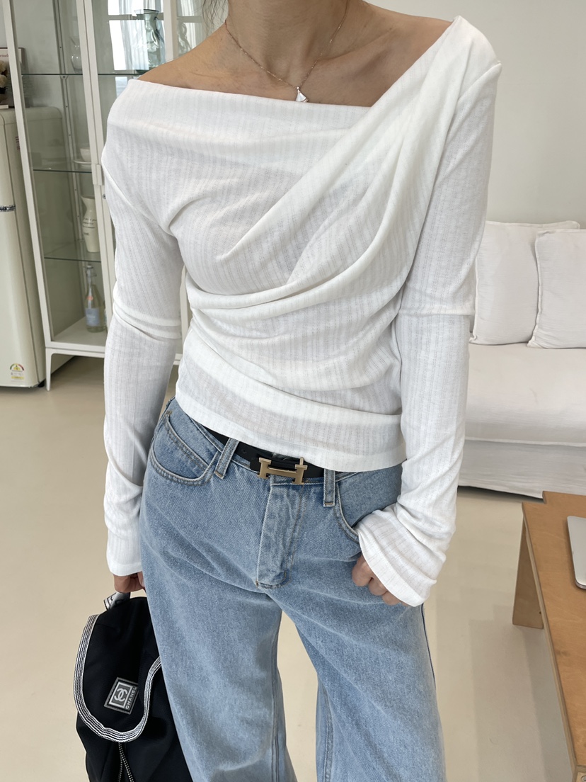 EDITION-P東大門直郵女士新款職業推薦熱賣真品人氣長袖T恤EDITION/CHAHEE長袖T恤