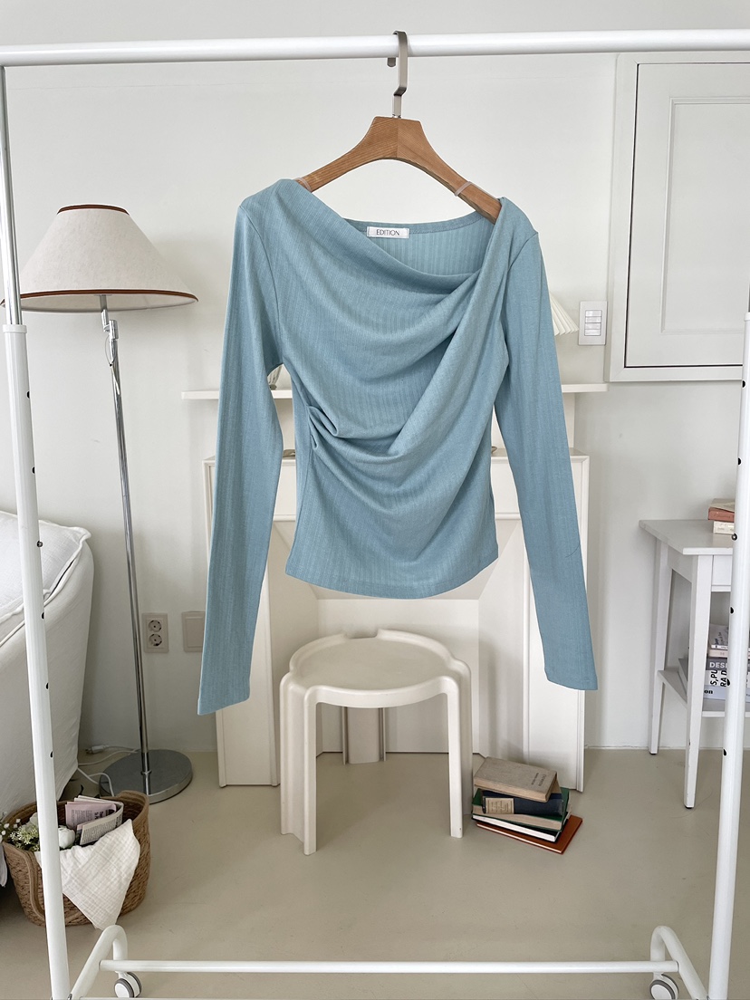 EDITION-P東大門直郵女士新款職業推薦熱賣真品人氣長袖T恤EDITION/CHAHEE長袖T恤圖色1