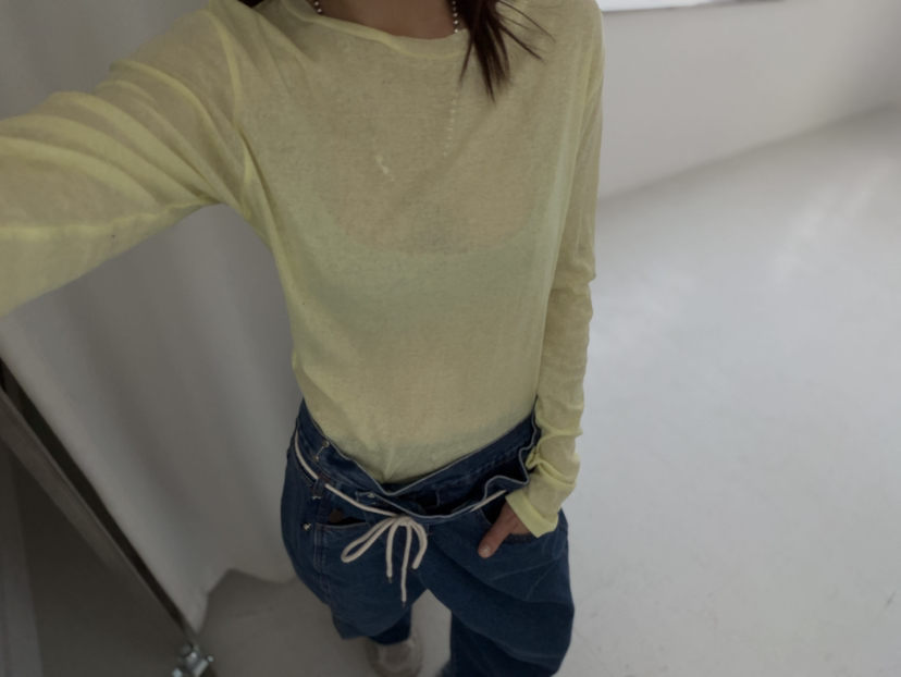 FRANC—L韓國代購女士新款休閑熱賣26春夏人氣職業長袖T恤FRANC長袖T恤