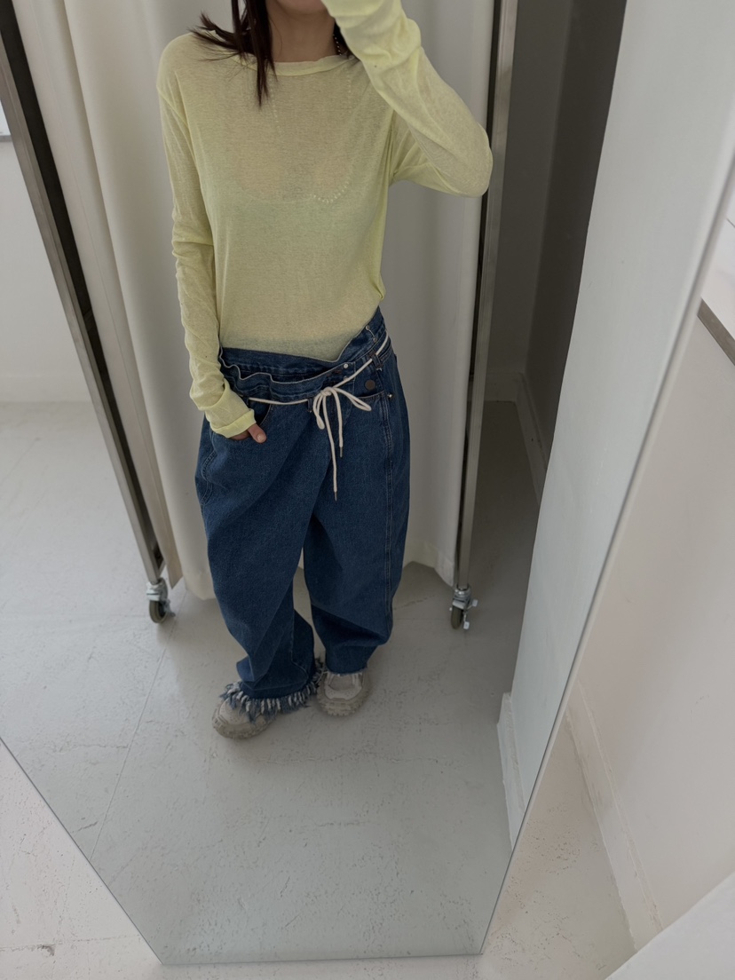 FRANC—L韓國代購女士新款休閑熱賣26春夏人氣職業長袖T恤FRANC長袖T恤