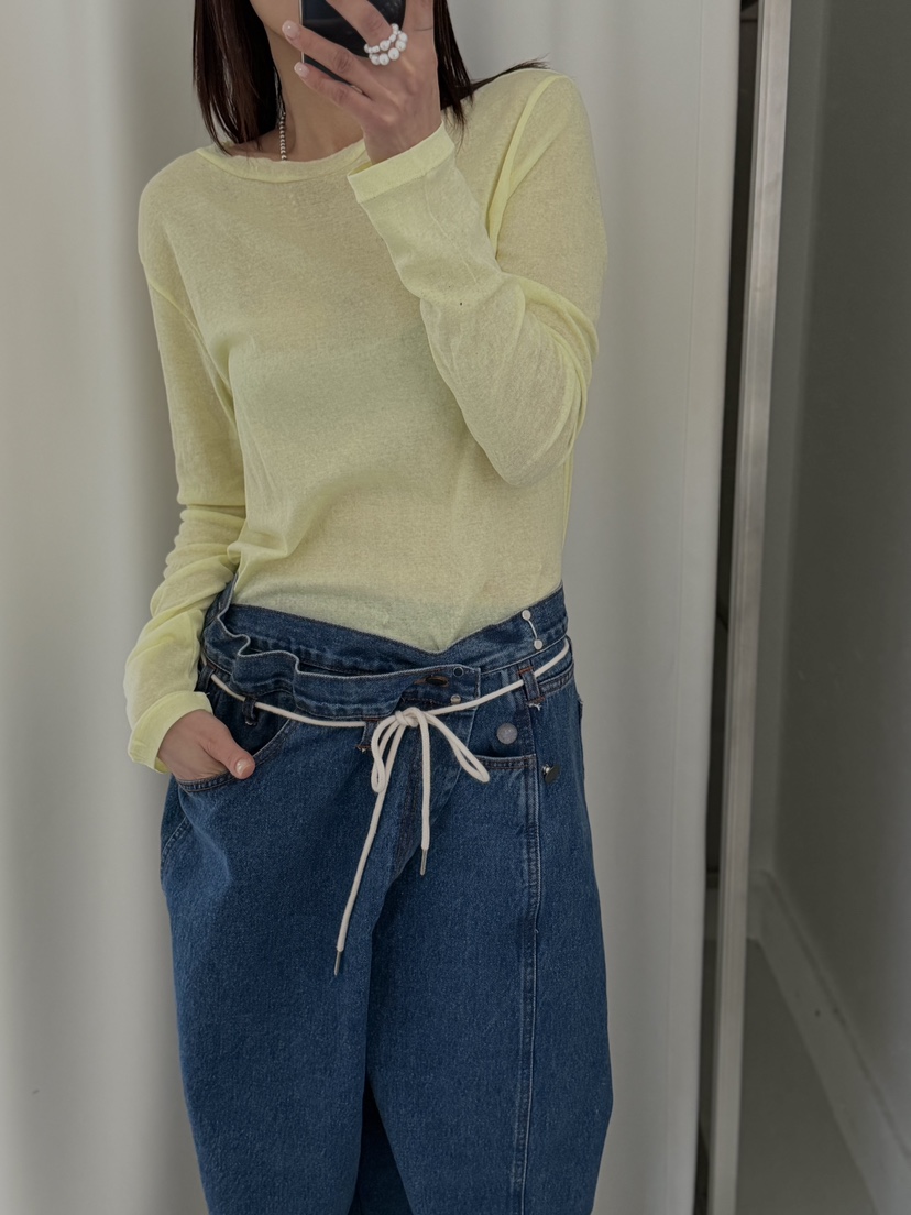 FRANC—L韓國代購女士新款休閑熱賣26春夏人氣職業長袖T恤FRANC長袖T恤圖色2