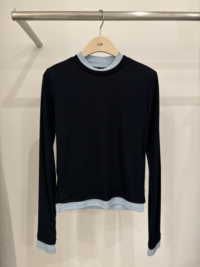 LAI東大門直郵女士新品真品人氣休閑熱賣26春夏時尚長袖T恤Lai長袖T恤圖色3