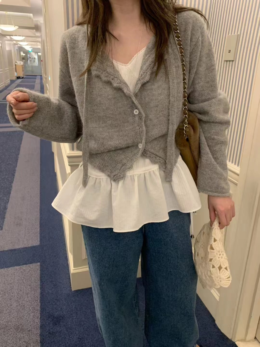 MELLOUNGE-멜라운지-T韓國代購女裝新品休閑推薦針織衫MELLOUNGE-T針織衫圖色3