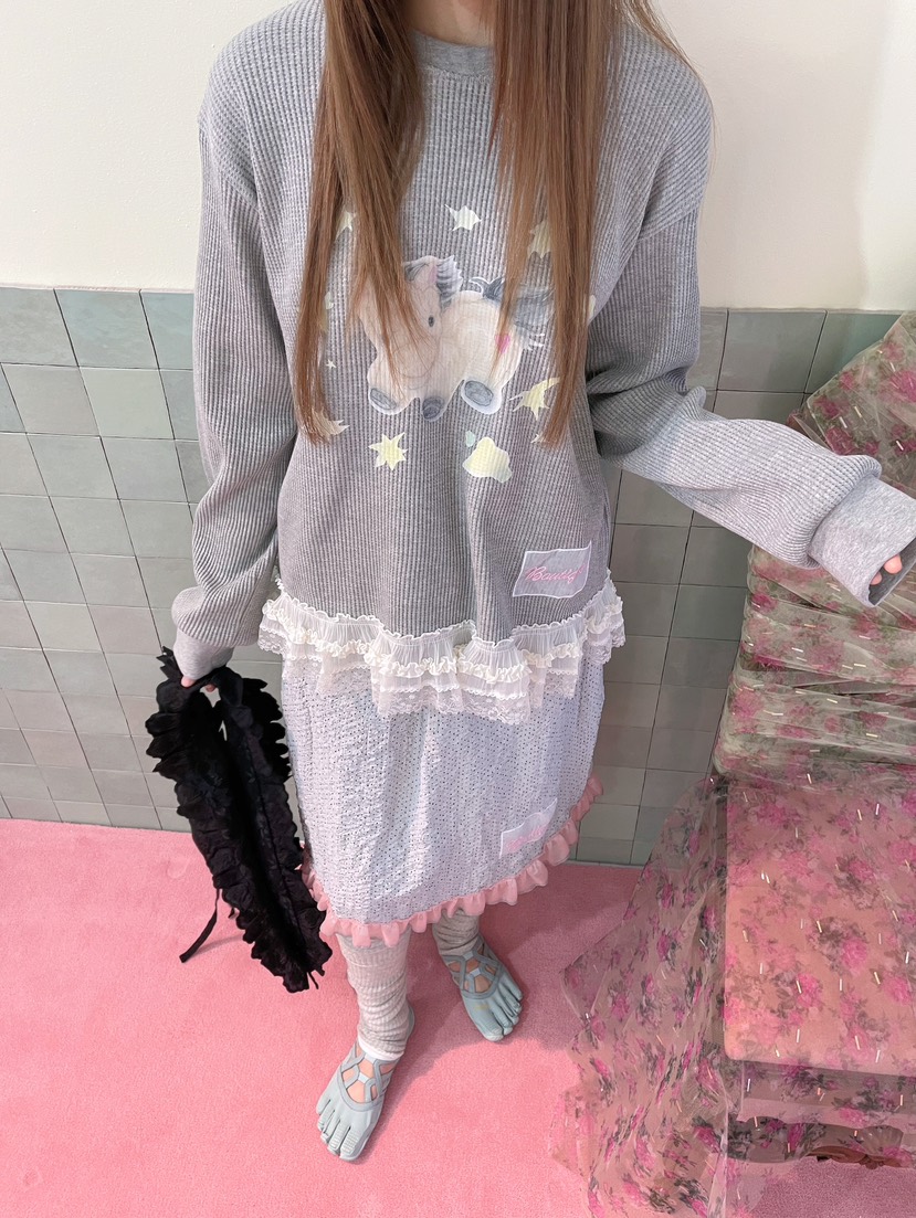 BOUTIQUE-L東大門實拍女裝新款真品時尚26春夏休閑人氣衛衣BOUTIQUE-L衛衣