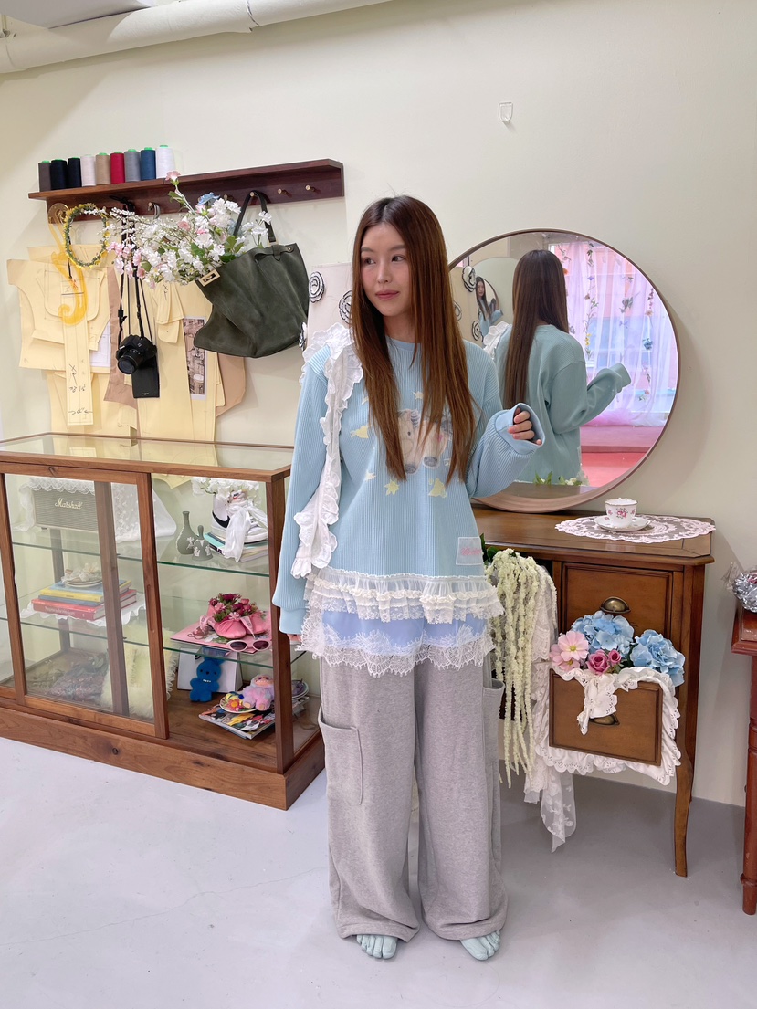 BOUTIQUE-L東大門實拍女裝新款真品時尚26春夏休閑人氣衛衣BOUTIQUE-L衛衣