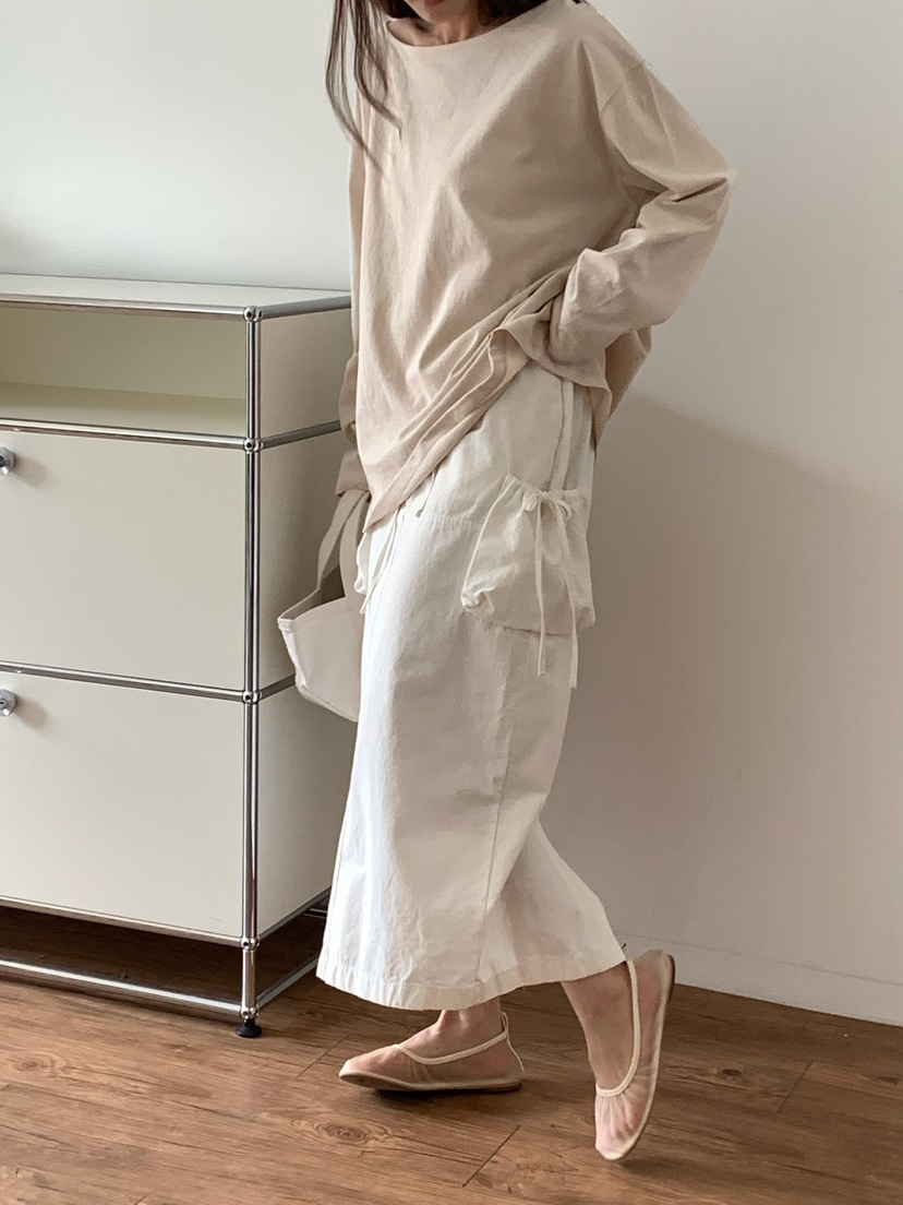 BLEECKER韓國直郵女裝新款真品推薦職業休閑時尚26春夏長袖T恤BLEECKER長袖T恤