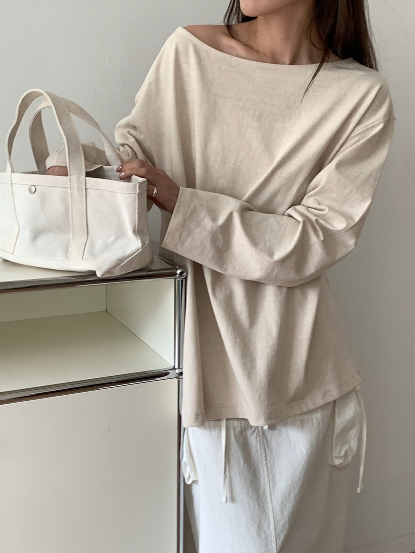 BLEECKER韓國直郵女裝新款真品推薦職業休閑時尚26春夏長袖T恤BLEECKER長袖T恤