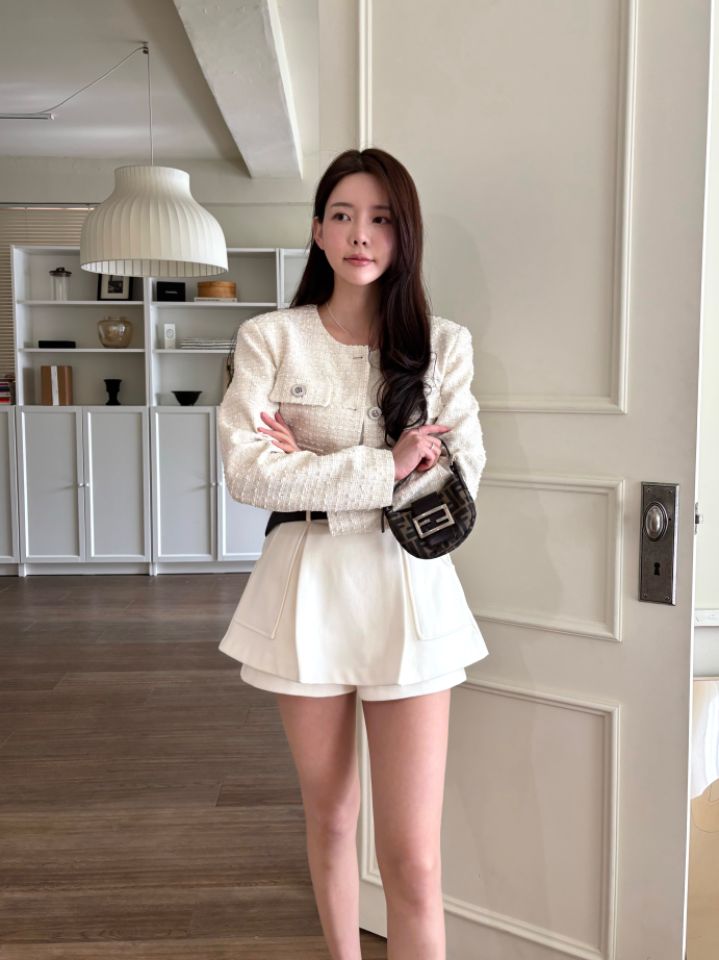 mars東大門代購女裝新款人氣推薦職業26春夏熱賣夾克粗花呢mars夾克