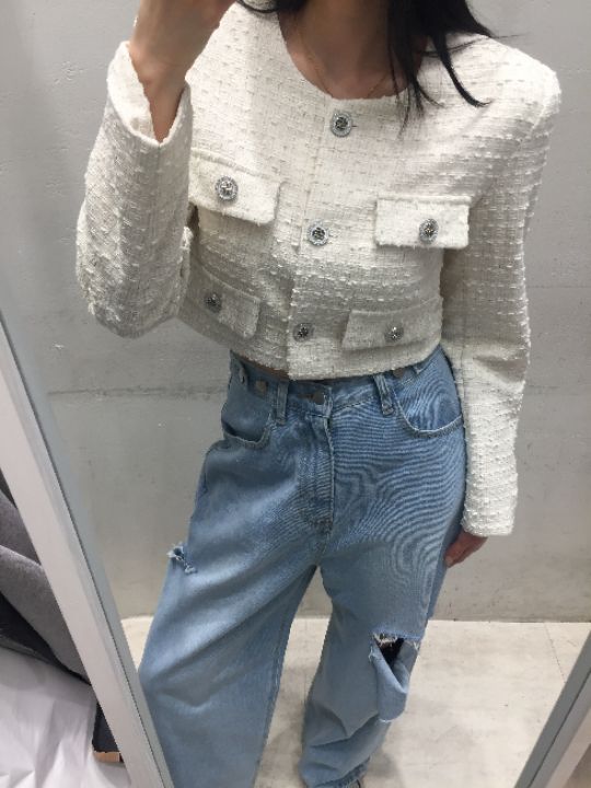 mars東大門代購女裝新款人氣推薦職業26春夏熱賣夾克粗花呢mars夾克