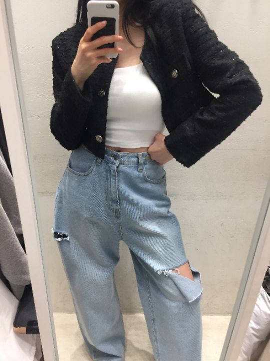 mars東大門代購女裝新款人氣推薦職業26春夏熱賣夾克粗花呢mars夾克